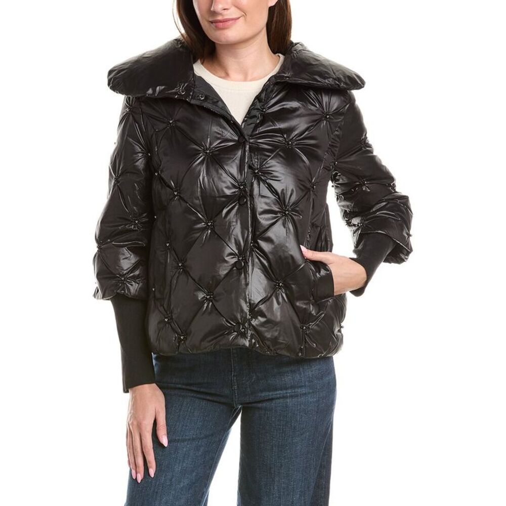Joseph Ribkoff Womens Puffer Jacket, Black